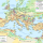 Karta Europa år 125 baserat på Tacitus inkluderat samernas utbredningsområde